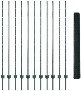 vidaXL Zestaw ogrodzenia heksagonalnego Zestaw 2 sztuk Zielony 2