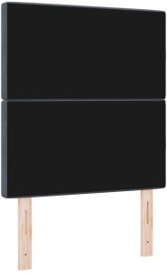 vidaXL Wezgłowie Tuftowane z Kryształowymi Guzikami Ciemnoszare 80 cm Aksamit, Wezgłowie Tuftowane z Kryształowymi Guzikami Ciemnoszare 160 cm Aksamit 6