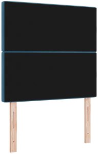 vidaXL Ciemnoniebieskie wezgłowie z guzikami kryształowymi, pikowane, 90 cm, aksamit, Ciemnoniebieskie wezgłowie z guzikami kryształowymi, pikowane, 180 cm, aksamit 6