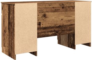 vidaXL Biurko Stare Drewno 140x49x76 cm 6