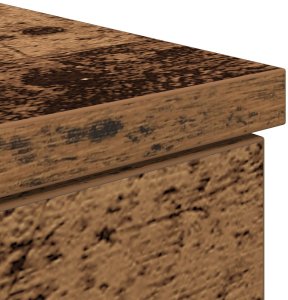 vidaXL Biurko Stare Drewno 140x49x76 cm 9