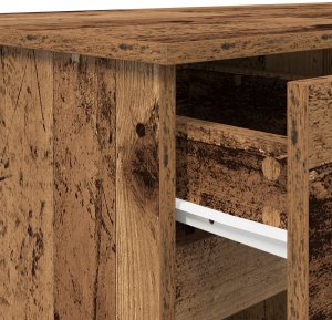 vidaXL Biurko Stare Drewno 140x49x76 cm 10