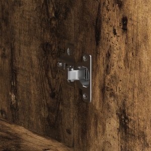 vidaXL Szafka Przydymiony Dąb 120x41x75 cm Drewno inżynieryjne 10