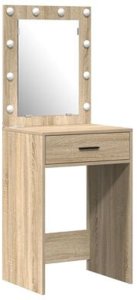 vidaXL Zestaw Toaletki z LED w Kolorze Dębu Sonoma 6