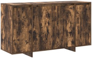 vidaXL Wędzony bufet dębowy Wędzony dąb Drewno 135 x 41 x 75 cm 2