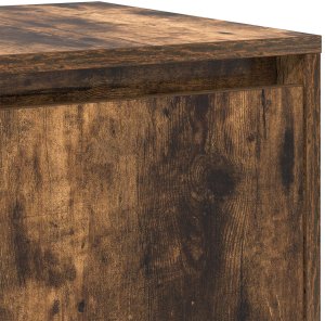 vidaXL Wędzony bufet dębowy Wędzony dąb Drewno 135 x 41 x 75 cm 9