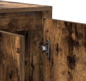 vidaXL Wędzony bufet dębowy Wędzony dąb Drewno 135 x 41 x 75 cm 10