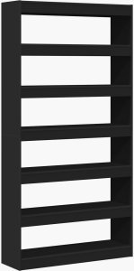 vidaXL vidaXL Regał  Czarny Drewno inżynieryjne 100 x 30 x 198 cm Regał 7