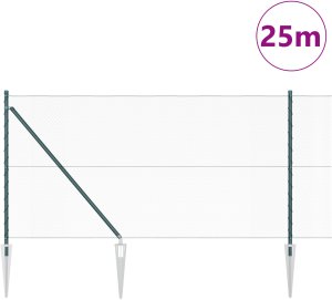 vidaXL Zestaw Ogrodzeniowy Zestaw 2 Leśny Stal Malowana Proszkowo 2