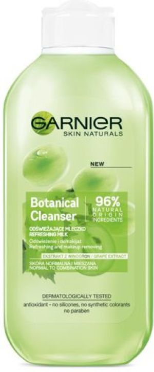 Garnier Skin Naturals Botanical Grape Extract Mleczko odświeżające do demakijażu 200ml 1