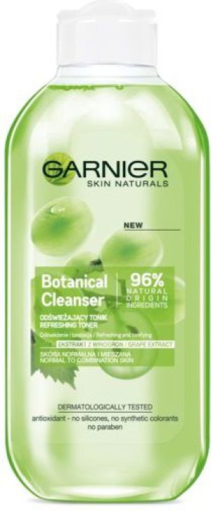 Garnier Skin Naturals Botanical Grape Extract Tonik odświeżający do demakijażu 200ml 1