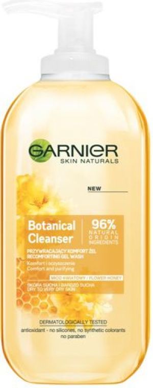 Garnier Skin Naturals Botanical Flower Honey Żel do mycia przywracający komfort 200ml 1