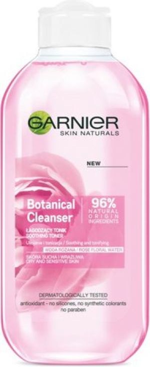 Garnier Skin Naturals Botanical Rose Water Tonik łagodzący 200m 1