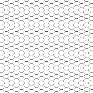 vidaXL Ogrodzenie heksagonalne Szare 0.4x10 m Stal, Słupy ogrodzeniowe z podstawami 7 szt. 32mm 50cm Stal ocynkowana 10