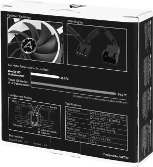 Wentylator Arctic BioniX F120 Czarno-biały (ACFAN00093A) 6