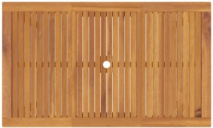 Zestaw do jedzenia w ogrodzie vidaXL 5 elementów beżowy polirattan akacja, Zestaw krzeseł ogrodowych vidaXL - zestaw 2 w kolorze beżowym 8