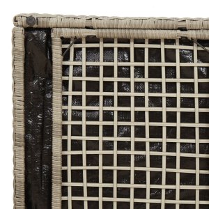 Skrzynia ogrodowa vidaXL Skrzynia ogrodowa Jasnoszary i ciemnoszary Średnia 10