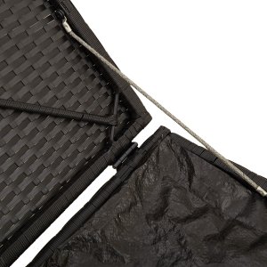 Skrzynia ogrodowa vidaXL Skrzynia do przechowywania na zewnątrz Czarna i Kremowa 8