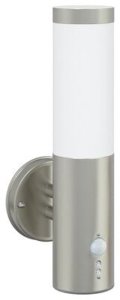Kinkiet vidaXL Zewnętrzna Lampa Ścienna z Czujnikiem 2 szt. Srebrna stal nierdzewna IP44 5