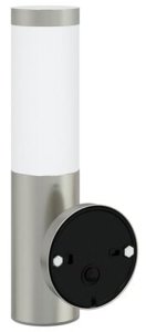 Kinkiet vidaXL Zewnętrzna Lampa Ścienna z Czujnikiem 2 szt. Srebrna stal nierdzewna IP44 8