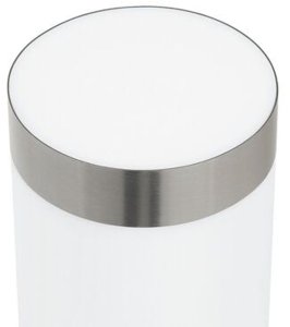 Kinkiet vidaXL Zewnętrzna Lampa Ścienna z Czujnikiem 2 szt. Srebrna stal nierdzewna IP44 9