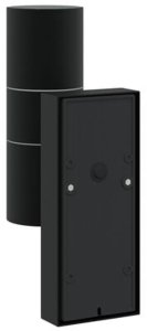 Kinkiet vidaXL Zewnętrzne lampy ścienne z czujnikiem, 2 sztuki, czarna stal nierdzewna IP44 7