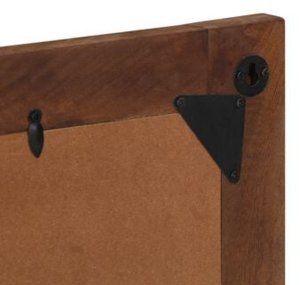 vidaXL lustro łazienkowe  50x70x3 cm z litego drewna mango 9