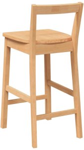 vidaXL Hokery barowe 2 szt. Naturalne drewno lite guma 7