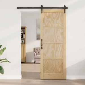 vidaXL Drzwi wewnętrzne  "ORKDAL" 78x211x4 cm lite drewno sosnowe 1