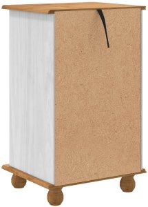 vidaXL Komoda 'ASKIM'Biała 45,8x40x79 cm Drewno Lite Sosnowe 8