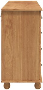 vidaXL Komoda "ASKIM" 79x40x133,5 cm z litego drewna sosnowego 6