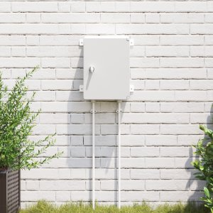vidaXL Szafka kontrolna IP65 Wodoodporna Szara 25x15x35 cm Z Plastiku ABS 1