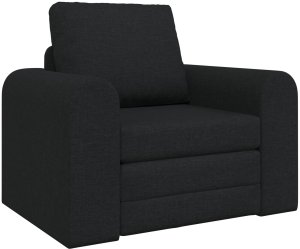 vidaXL Sofa łóżko 2 w 1 Czarna 98x71x83 cm Tkanina 2