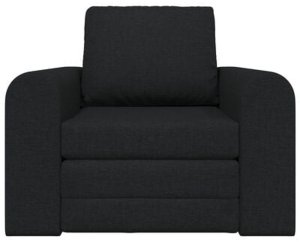 vidaXL Sofa łóżko 2 w 1 Czarna 98x71x83 cm Tkanina 7