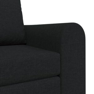 vidaXL Sofa łóżko 2 w 1 Czarna 98x71x83 cm Tkanina 10