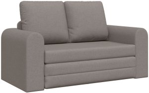 vidaXL Sofa łóżko  2-w-1 Taupe 148x71x83 cm Tkanina 2