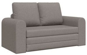 vidaXL Sofa łóżko  2-w-1 Taupe 148x71x83 cm Tkanina 3