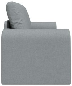 vidaXL Sofa rozkładana  2 w 1 Jasnoszara 148x71x83 cm Tkanina 8