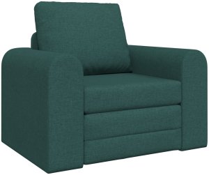 vidaXL Sofa Podłogowa 2 w 1 Ciemnozielona 98x71x83 cm Materiał 2