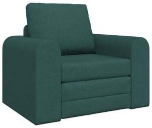 vidaXL Sofa Podłogowa 2 w 1 Ciemnozielona 98x71x83 cm Materiał 3