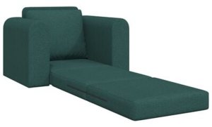 vidaXL Sofa Podłogowa 2 w 1 Ciemnozielona 98x71x83 cm Materiał 5