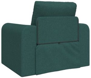 vidaXL Sofa Podłogowa 2 w 1 Ciemnozielona 98x71x83 cm Materiał 8