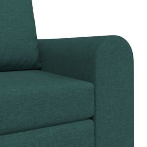 vidaXL Sofa Podłogowa 2 w 1 Ciemnozielona 98x71x83 cm Materiał 9
