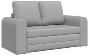 vidaXL Sofa rozkładana 2-w-1 w kolorze chmur szary 148x71x83 cm Tkanina 3