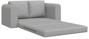 vidaXL Sofa rozkładana 2-w-1 w kolorze chmur szary 148x71x83 cm Tkanina 7