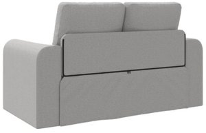 vidaXL Sofa rozkładana 2-w-1 w kolorze chmur szary 148x71x83 cm Tkanina 10