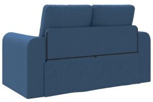 vidaXL Floor Sofa Bed 2 w 1 Niebieska 148x71x83 cm Tkanina 10