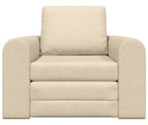 vidaXL Sofa Łóżko 2 w 1 Kremowa 98x71x83 cm Tkanina 7