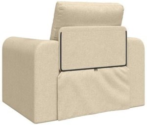 vidaXL Sofa Łóżko 2 w 1 Kremowa 98x71x83 cm Tkanina 9