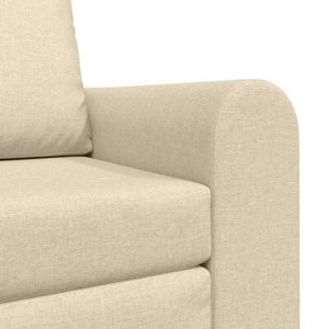 vidaXL Sofa Łóżko 2 w 1 Kremowa 98x71x83 cm Tkanina 10